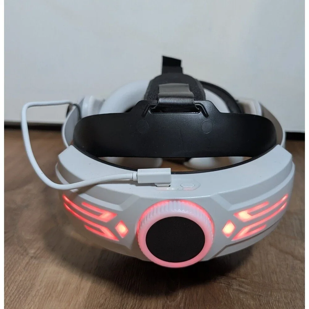 Meta Quest 3 128GB VR Virtual Gaming Headset Controllers Charging Station Bundle